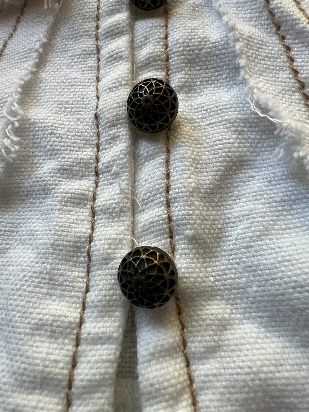 Pilcro White Ruffle Sailor Collar Top - Picture 8 of 11